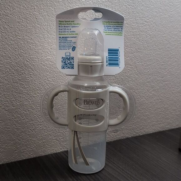 Dr. Brown's Milestone Transition From Bottle To Cup, Sippy Spout Bottle, NEW - Picture 2 of 6